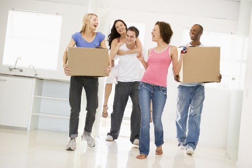 Local movers handling a home relocation in Merton
