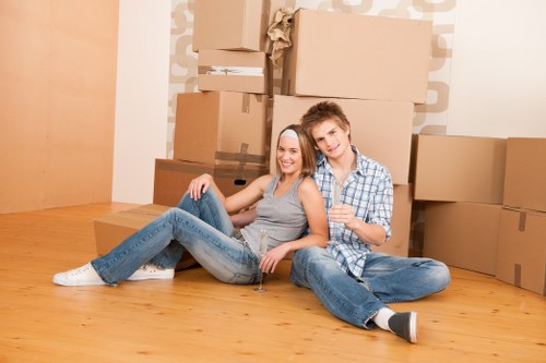 Van loaded securely with goods prepared for transit