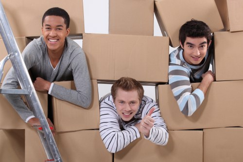 Commercial removals service for a local business in Merton