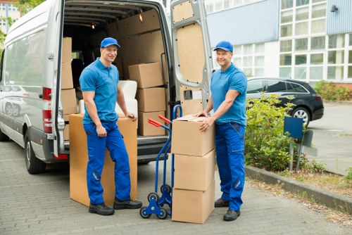 Preparing belongings for a local removal van service in Merton