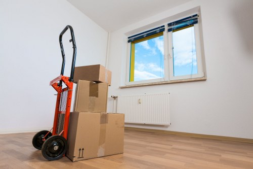 Local office movers handling business equipment in Merton