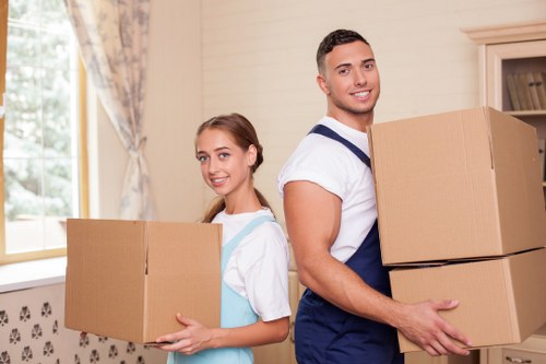 Local moving truck suitable for residential removals in Merton